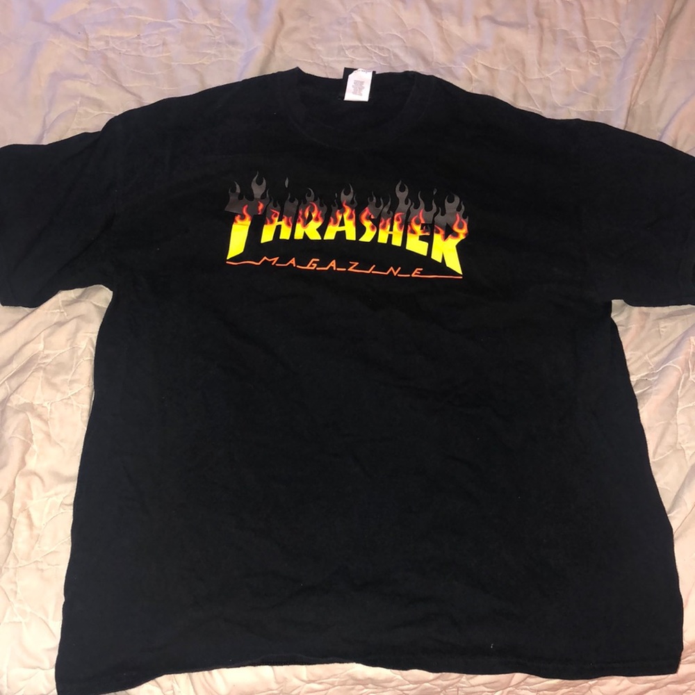 Thrasher flame tee